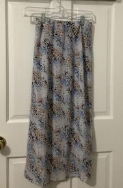 maxi  blue skirt size small