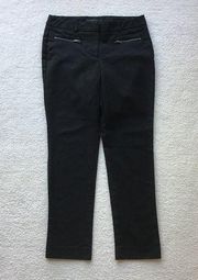 KENNETH COLE SIZE 2 BLACK SKINNY TROUSERS