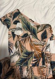 Kris's one shoulder ruffle mincabana dress