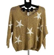 Star Mod on Trend size small sweater star pattern