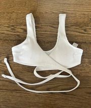 Holister Tie Top Bikini White