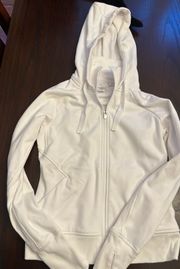 White Full Zip Jacket