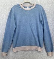 Alternative Earth Women's Sweater Size Large Long Sleeve Knit Blue Gray