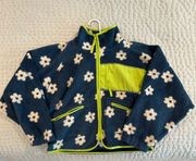 UO Stormi Flower Print Fleece Jacket 