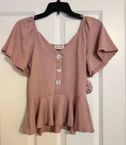 Francescas pink blouse