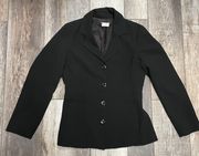 Vintage  De Corp Black 4 Button Blazer With Pockets Size 1/2