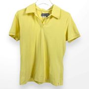 CUTTER AND BUCK Yellow Short Sleeve Polo T-Shirt