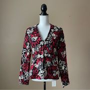 THE TRAVEL COLLECTION | Ribbon Rosette Jacket Sz S