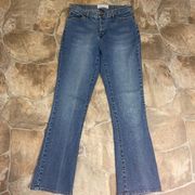 Steve & Barry's Dungarees Y2k Vintage Rigid Denim High Rise Boot Cut Mom Jeans 8