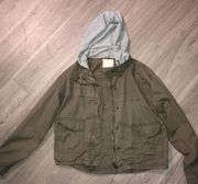 Cargo Oversized Jacket Zip Up