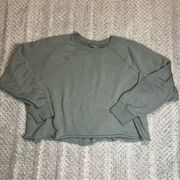 Aerie cropped crewneck sweatshirt large