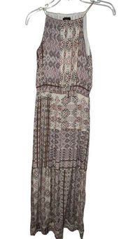 ONLY WOMEN MAXY DRESS SLEEVELESS DESERT DELUX SIZE 36( US 4) MULTICOLORED BOHO