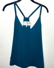 Rory Beca Dede Overlap Cami Blue Green Size Small