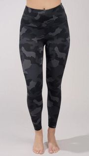 Yogalicious Lux Black Camo High Rise Leggings Size XS