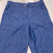 White Stag blue light weight denim Bermuda shorts size 6