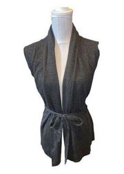 Elie Tahari Bergdorf Gray Wool Cardigan Size S