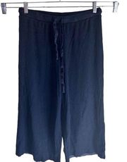 State Side Womens Jersey Knit Cotton Wide Leg Capri Size Medium Boho Casual Cozy