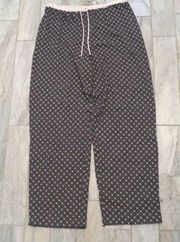 NEW Liz Claiborne women's medium 10/12 gray/pink lounge pants MSRP $60