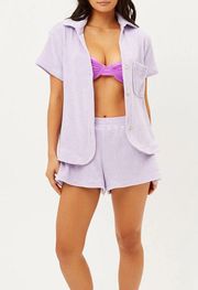 Coco Button Up Shirt Lilac