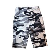 Nine West active wear camouflage black and gray workout shorts