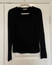 Black  Lightweight Sweater / Long Sleeve Top