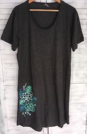 T-shirt Dress, 2XL 