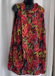 DRESS with Attached Scarf. Sz: 18