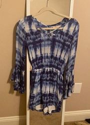 Hollister Tie Dye Stripe Romper