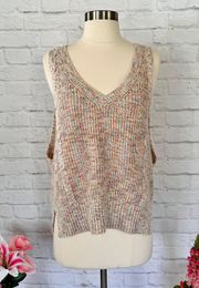 Multicoloured Knit Sweater Vest