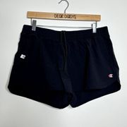 Champion Black Drawstring Athletic Shorts