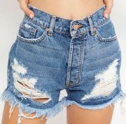 New Without Tags  distressed shorts