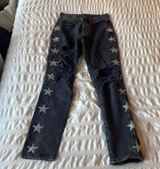 Carmar Star Ripped Jeans Gray
