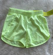 Neon Yellow Running Shorts