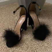 Brash Black Heels Size 6.5- 3” Heels.