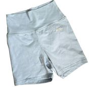 AYBL Empower Baby Blue Gym Spandex Shorts XS