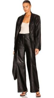 Loulou Studio Noro Lamb Leather Pants in Black Small New Womens Trousers