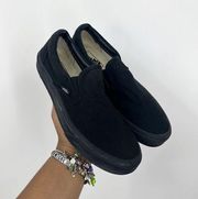 Vans All Black Skate Slip On Shoes Size Woman’s 9