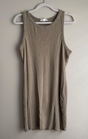 Ribbed Tank Dress