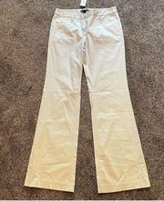 Tommy Bahama Allegra Sateen Khaki Trouser Pants 4 NWT