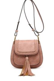 Franco Sarto tan tassel bag