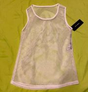 Dolce and Gabbana White Mesh Tank Top size 8