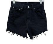 Carmar black frayed distressed denim shorts  Size 25