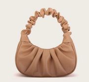 Ruched Baguette Bag