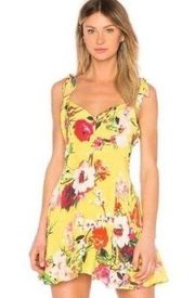 PRIVACY PLEASE Daisy Mini Dress in Dandelion NWT