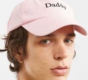 NWT Urban Outfitters Pink “Daddy” Baseball Hat