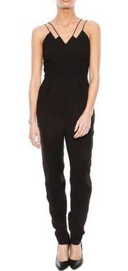 Keepsake skinny love strappy jumpsuit black sz XS