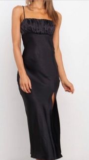 Petal & Pup Black Square Neck Dress