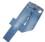 NWT Mother Mid Rise Dazzler Ankle Fray in Riding The Cliffside Stretch Jeans 27
