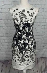 Maggy London - Black White Floral Dress - 2