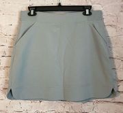32 Degrees Travel Skort Skirt Shorts Solid Navy Gray Green Womens Size Small